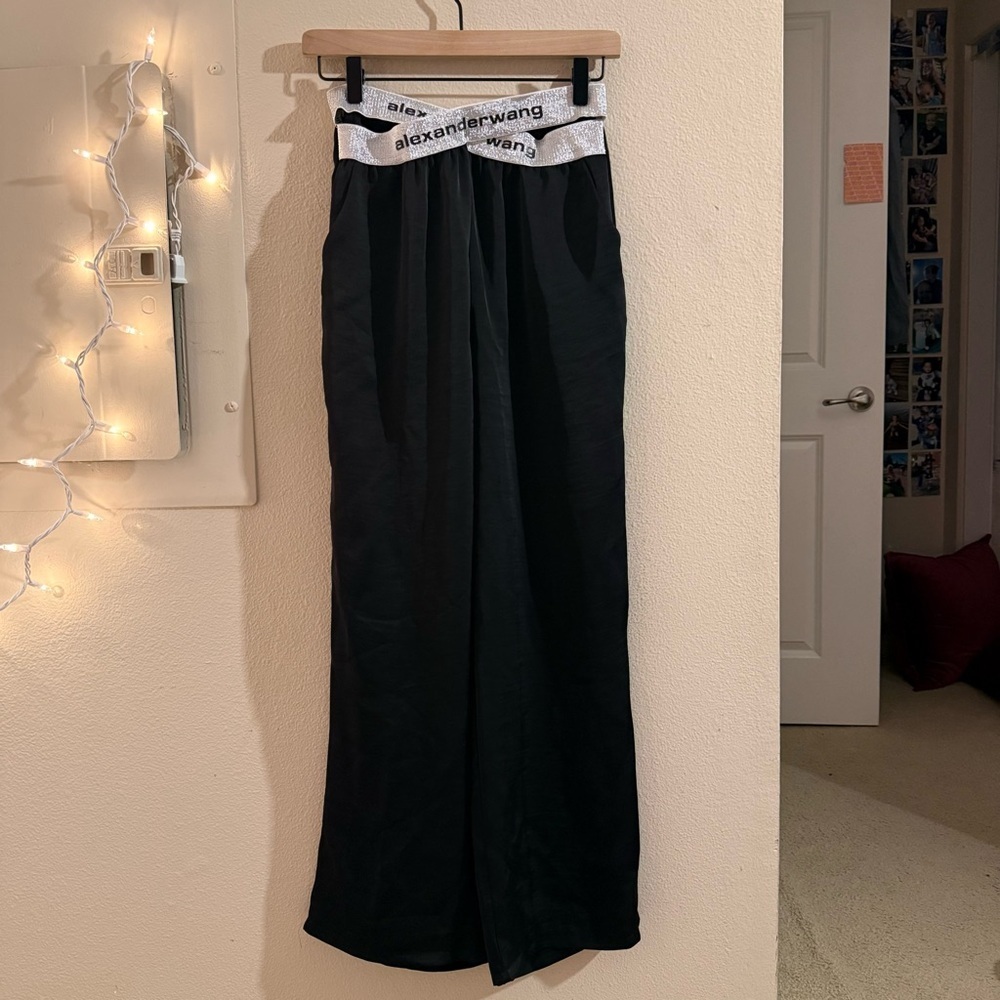 Alexander Wang Black Pants with Elastic Waistband